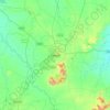 Mapa topográfico Dewas, altitude, relevo
