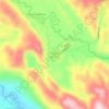 Mapa topográfico Guadalupe Tepeyac, altitude, relevo