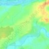Mapa topográfico L'Ouest, altitude, relevo