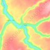Mapa topográfico Limão, altitude, relevo