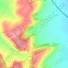 Mapa topográfico Les Gros Créons, altitude, relevo