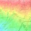 Mapa topográfico Banaba West, altitude, relevo