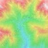 Mapa topográfico Arvogno, altitude, relevo