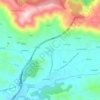 Mapa topográfico Vega, altitude, relevo