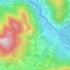 Mapa topográfico Viconago, altitude, relevo