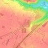 Mapa topográfico Château de Janvry, altitude, relevo