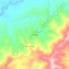 Mapa topográfico Chiriboga, altitude, relevo