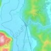 Mapa topográfico Nakkhae, altitude, relevo