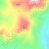 Mapa topográfico Mount Skylight, altitude, relevo