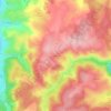 Mapa topográfico Freycenet, altitude, relevo