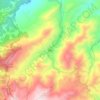 Mapa topográfico Zea, altitude, relevo