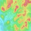 Mapa topográfico Hameau de Besson, altitude, relevo