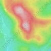 Mapa topográfico Mont Kaaikop, altitude, relevo