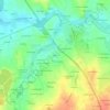 Mapa topográfico Hénon, altitude, relevo