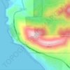 Mapa topográfico Neahkahnie Mountain, altitude, relevo
