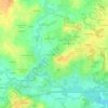 Mapa topográfico La Chesnaye, altitude, relevo