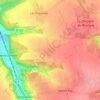 Mapa topográfico Le Bois Hulin, altitude, relevo