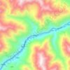 Mapa topográfico Manai, altitude, relevo