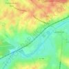 Mapa topográfico Happegarbes, altitude, relevo