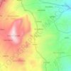 Mapa topográfico Patongloan, altitude, relevo