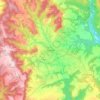 Mapa topográfico Solsona, altitude, relevo