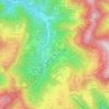 Mapa topográfico Rigosa, altitude, relevo