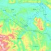 Mapa topográfico 兴文县, altitude, relevo