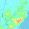 Mapa topográfico Lumbia (Ana Cuenca), altitude, relevo
