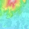 Mapa topográfico Gargagnago, altitude, relevo