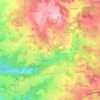 Mapa topográfico Peyzat, altitude, relevo