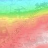 Mapa topográfico Vers le Cret, altitude, relevo