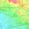 Mapa topográfico Cronton, altitude, relevo