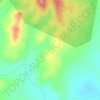 Mapa topográfico Adare, altitude, relevo