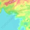 Mapa topográfico Eldorado, altitude, relevo