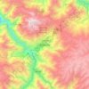 Mapa topográfico Abancay, altitude, relevo