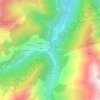 Mapa topográfico Marc, altitude, relevo