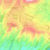 Mapa topográfico Lembang, altitude, relevo