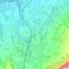 Mapa topográfico Pernin, altitude, relevo