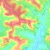 Mapa topográfico Peyre Haut, altitude, relevo
