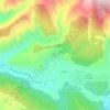 Mapa topográfico Anllares del Sil, altitude, relevo
