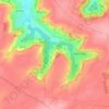 Mapa topográfico Dhuisy, altitude, relevo