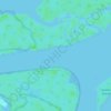 Mapa topográfico Southern Moreton Bay Islands, altitude, relevo