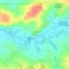 Mapa topográfico Le Port Neuf, altitude, relevo