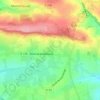 Mapa topográfico La Lamerie, altitude, relevo