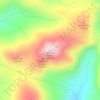 Mapa topográfico Mount Marcy, altitude, relevo