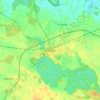 Mapa topográfico Maribo, altitude, relevo