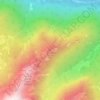 Mapa topográfico Stavel, altitude, relevo