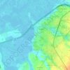 Mapa topográfico Pêga, altitude, relevo