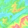 Mapa topográfico Monteripaldi, altitude, relevo