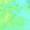 Mapa topográfico Bahar Selatan, altitude, relevo